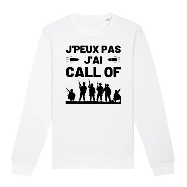 Sweat Adulte J’peux pas j’ai call of