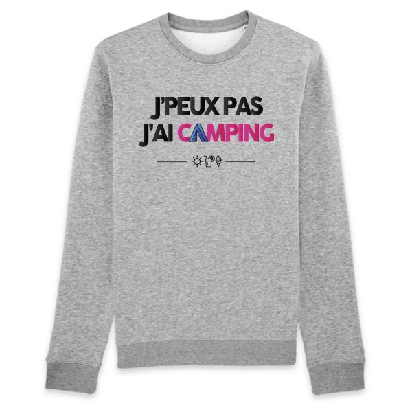 Sweat Adulte J’peux pas j’ai camping