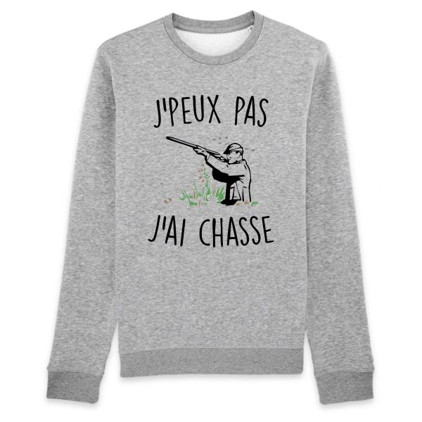 Sweat Adulte J’peux pas j’ai chasse