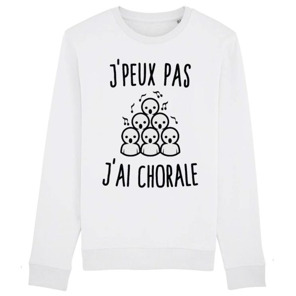 Sweat Adulte J’peux pas j’ai chorale