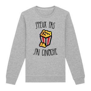 Sweat Adulte J’peux pas j’ai cinoche