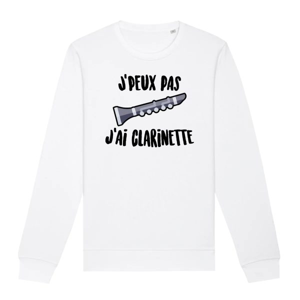 Sweat Adulte J’peux pas j’ai clarinette