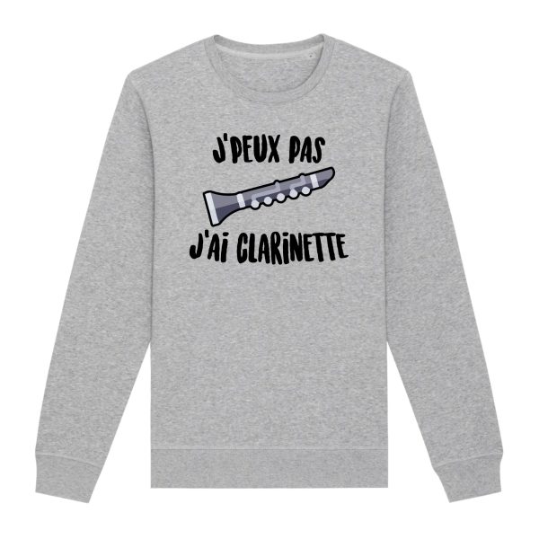 Sweat Adulte J’peux pas j’ai clarinette