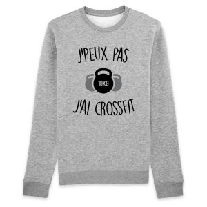 Sweat Adulte J’peux pas j’ai crossfit
