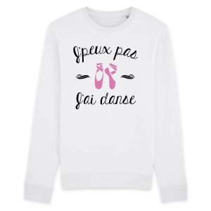 Sweat Adulte J’peux pas j’ai danse