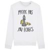 Sweat Adulte J’peux pas j’ai echecs