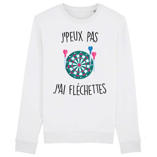 Sweat Adulte J’peux pas j’ai flechettes