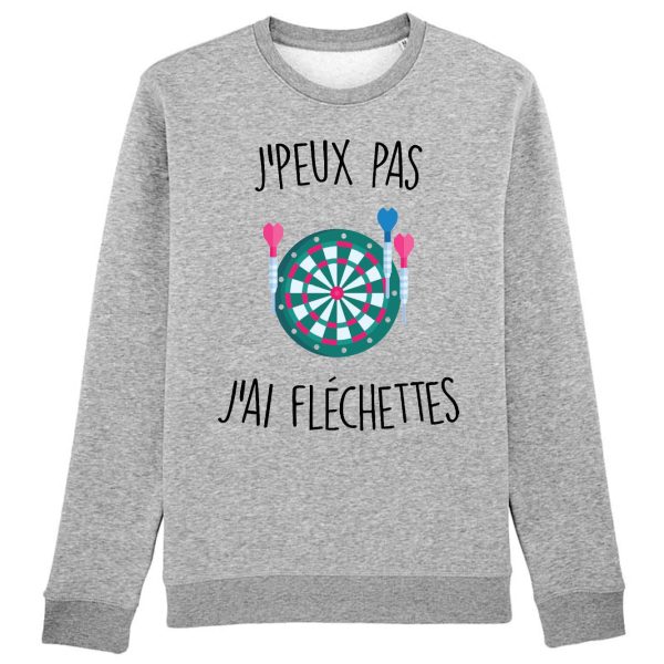 Sweat Adulte J’peux pas j’ai flechettes