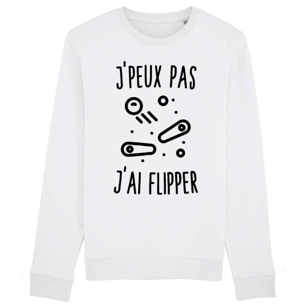 Sweat Adulte J’peux pas j’ai flipper