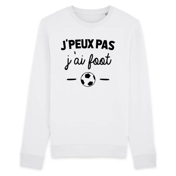 Sweat Adulte J’peux pas j’ai foot