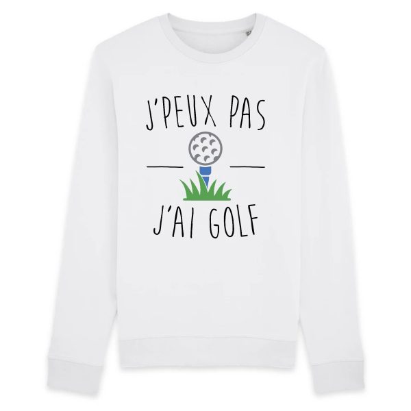 Sweat Adulte J’peux pas j’ai golf