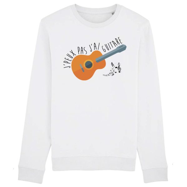 Sweat Adulte J’peux pas j’ai guitare