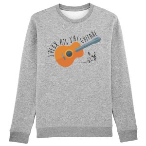 Sweat Adulte J’peux pas j’ai guitare