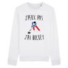 Sweat Adulte J’peux pas j’ai hockey
