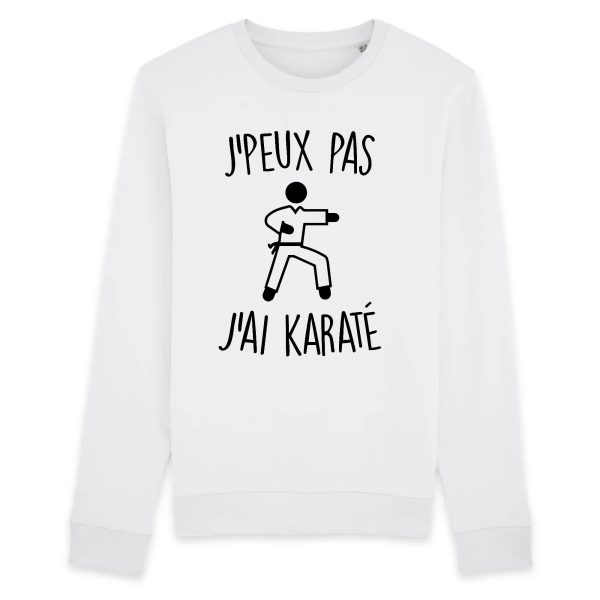 Sweat Adulte J’peux pas j’ai karate