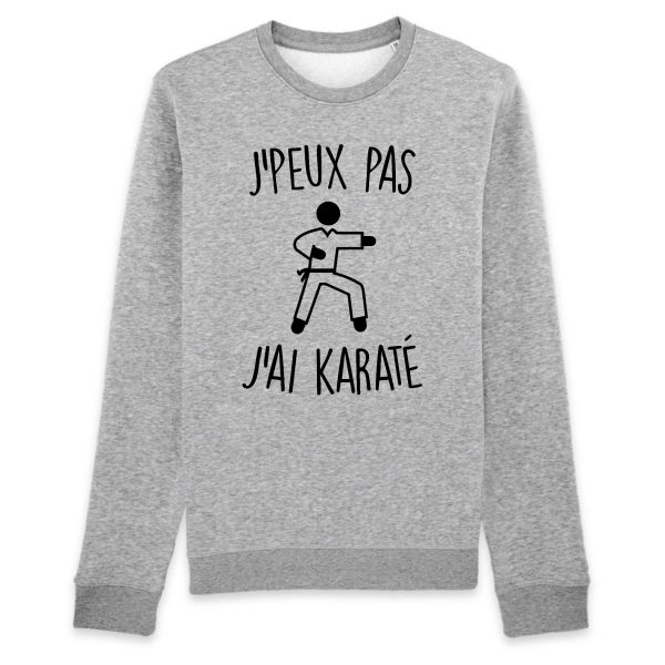 Sweat Adulte J’peux pas j’ai karate