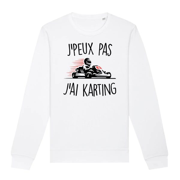 Sweat Adulte J’peux pas j’ai karting