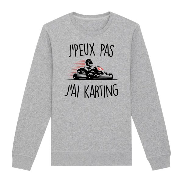 Sweat Adulte J’peux pas j’ai karting