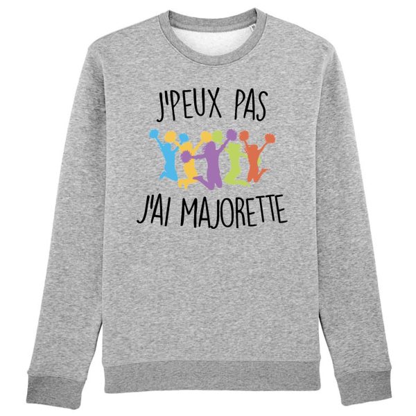 Sweat Adulte J’peux pas j’ai majorette