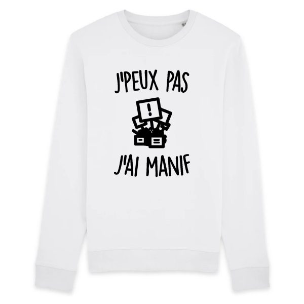 Sweat Adulte J’peux pas j’ai manif