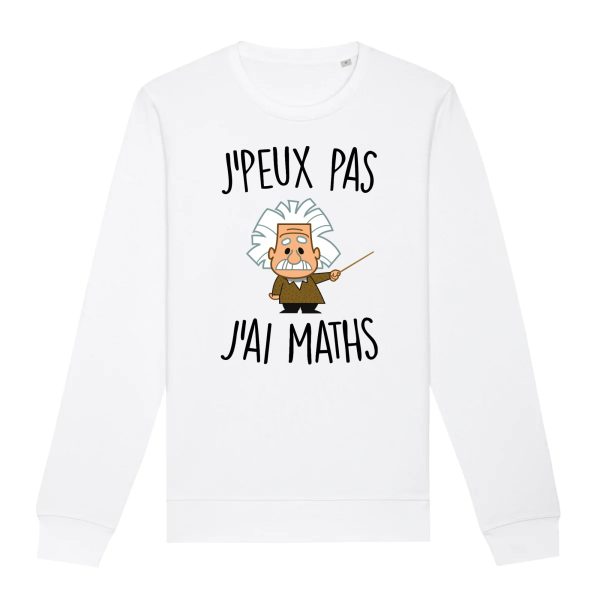 Sweat Adulte J’peux pas j’ai maths