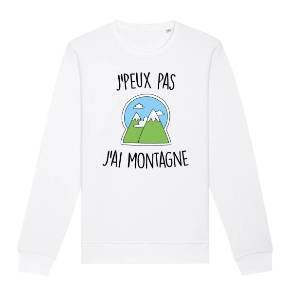 Sweat Adulte J’peux pas j’ai montagne