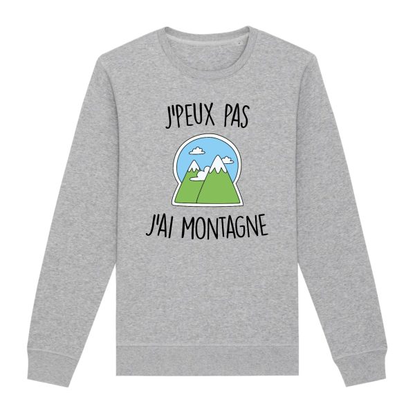 Sweat Adulte J’peux pas j’ai montagne