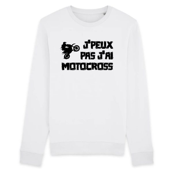 Sweat Adulte J’peux pas j’ai motocross