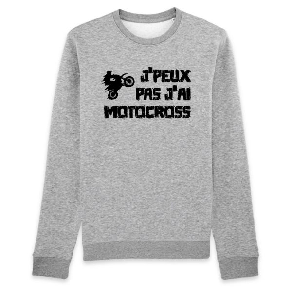 Sweat Adulte J’peux pas j’ai motocross