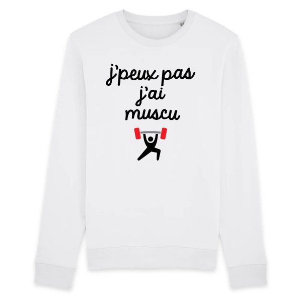 Sweat Adulte J’peux pas j’ai muscu