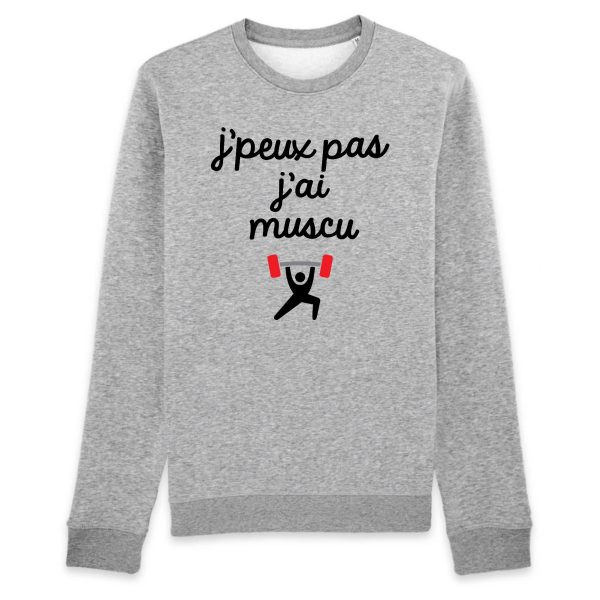 Sweat Adulte J’peux pas j’ai muscu