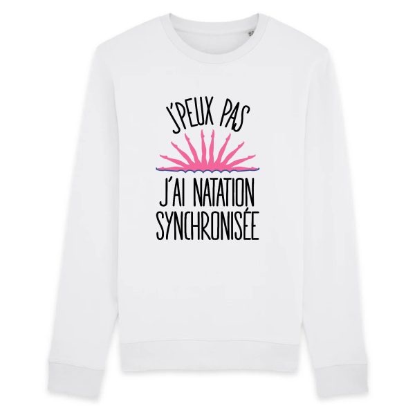 Sweat Adulte J’peux pas j’ai natation synchronisee