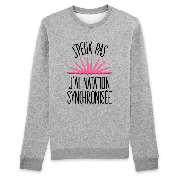 Sweat Adulte J’peux pas j’ai natation synchronisee