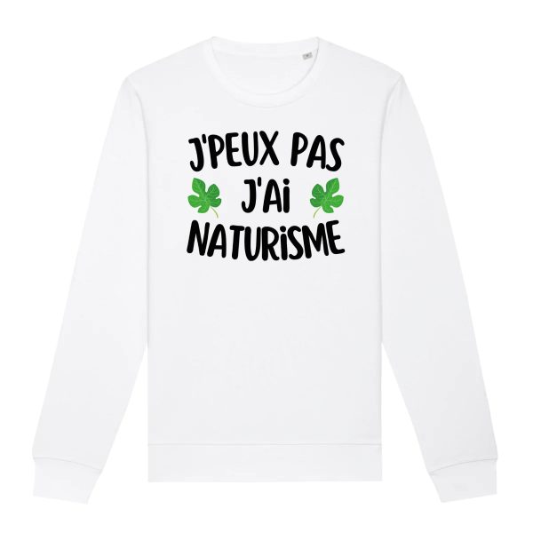 Sweat Adulte J’peux pas j’ai naturisme