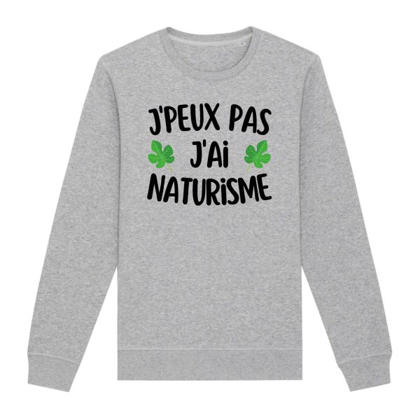 Sweat Adulte J’peux pas j’ai naturisme