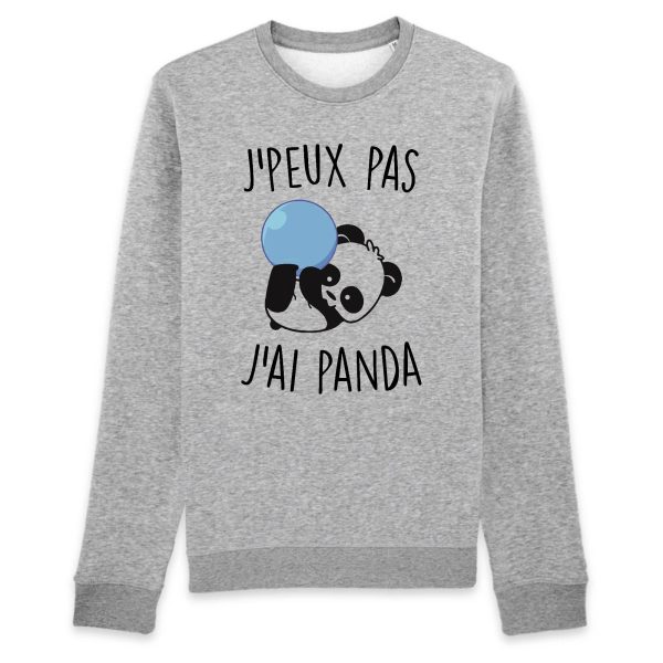 Sweat Adulte J’peux pas j’ai panda