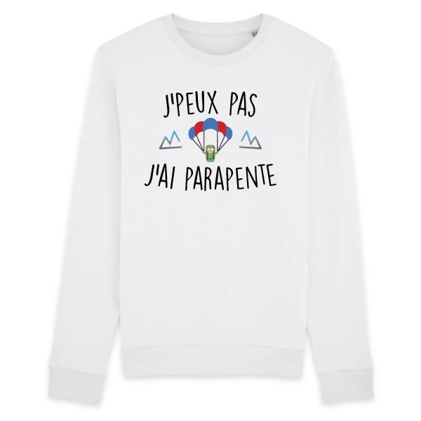 Sweat Adulte J’peux pas j’ai parapente