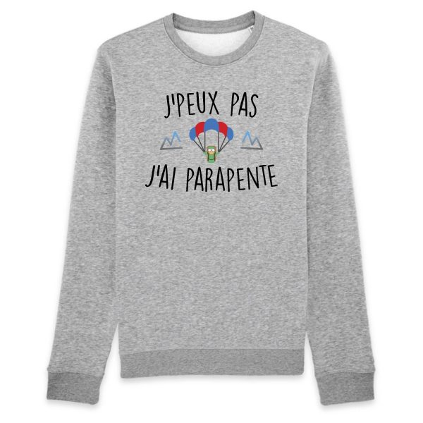 Sweat Adulte J’peux pas j’ai parapente