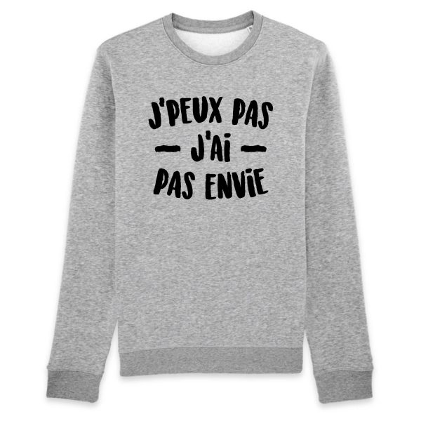 Sweat Adulte J’peux pas j’ai pas envie