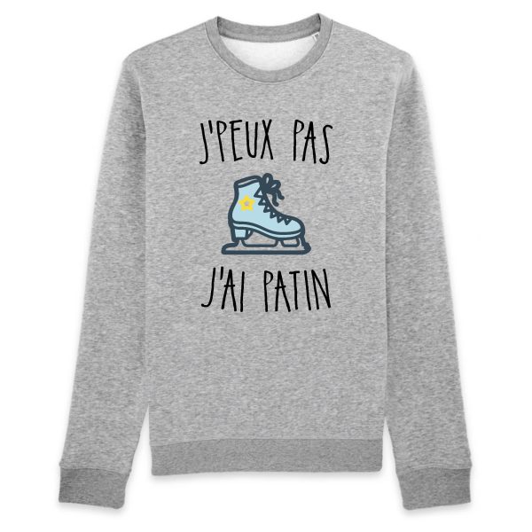 Sweat Adulte J’peux pas j’ai patin