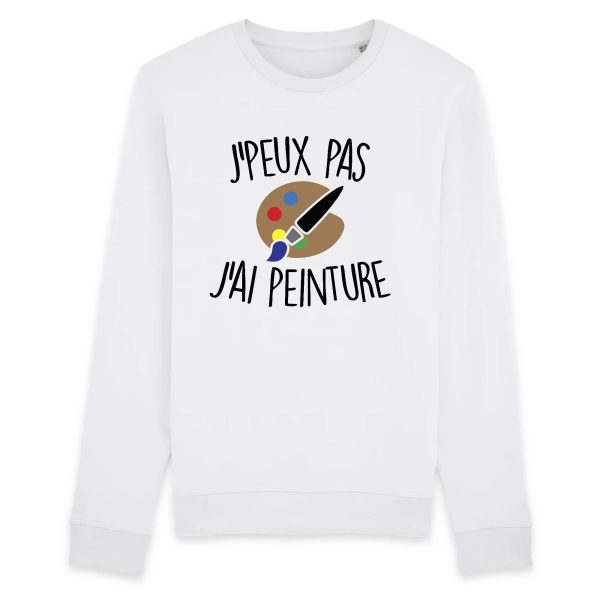 Sweat Adulte J’peux pas j’ai peinture