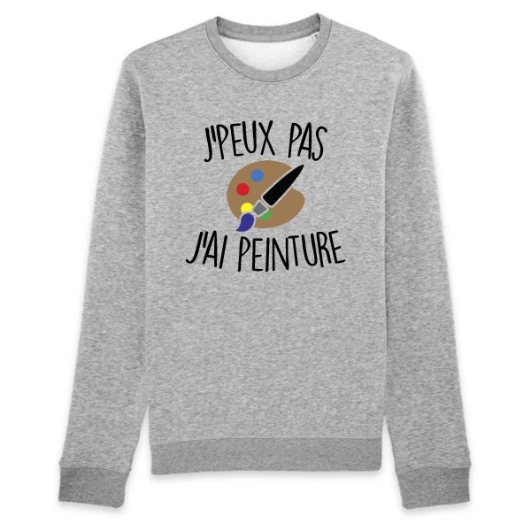 Sweat Adulte J’peux pas j’ai peinture