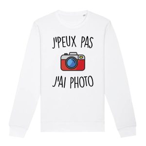 Sweat Adulte J’peux pas j’ai photo
