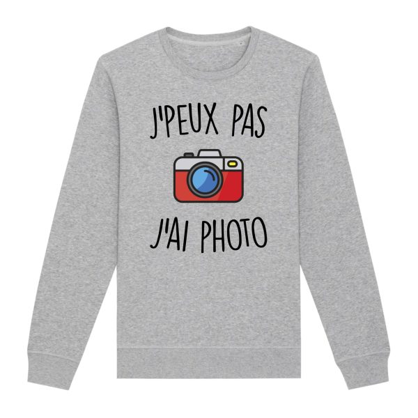 Sweat Adulte J’peux pas j’ai photo