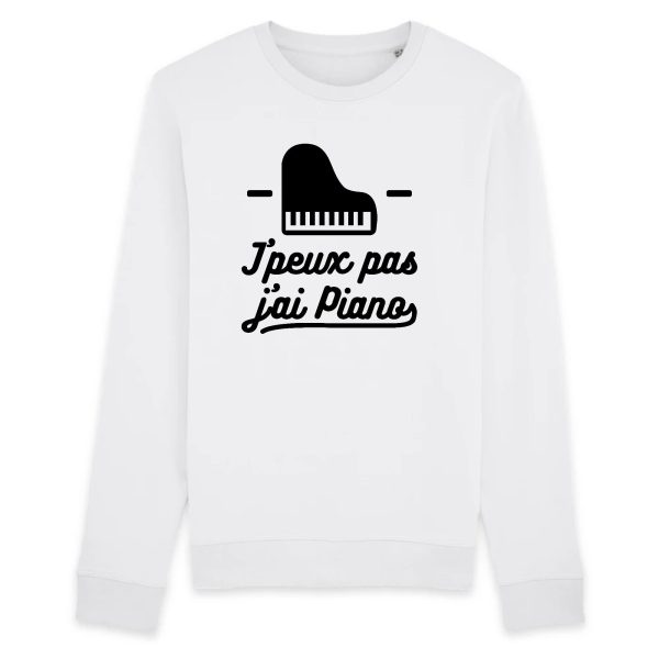 Sweat Adulte J’peux pas j’ai piano