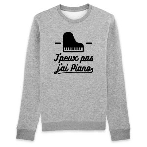 Sweat Adulte J’peux pas j’ai piano