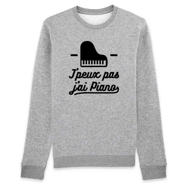 Sweat Adulte J’peux pas j’ai piano