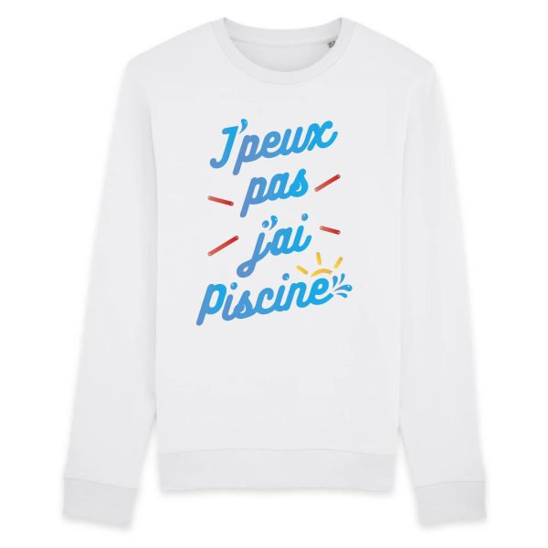 Sweat Adulte J’peux pas j’ai piscine