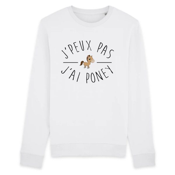 Sweat Adulte J’peux pas j’ai poney