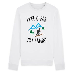 Sweat Adulte J’peux pas j’ai rando